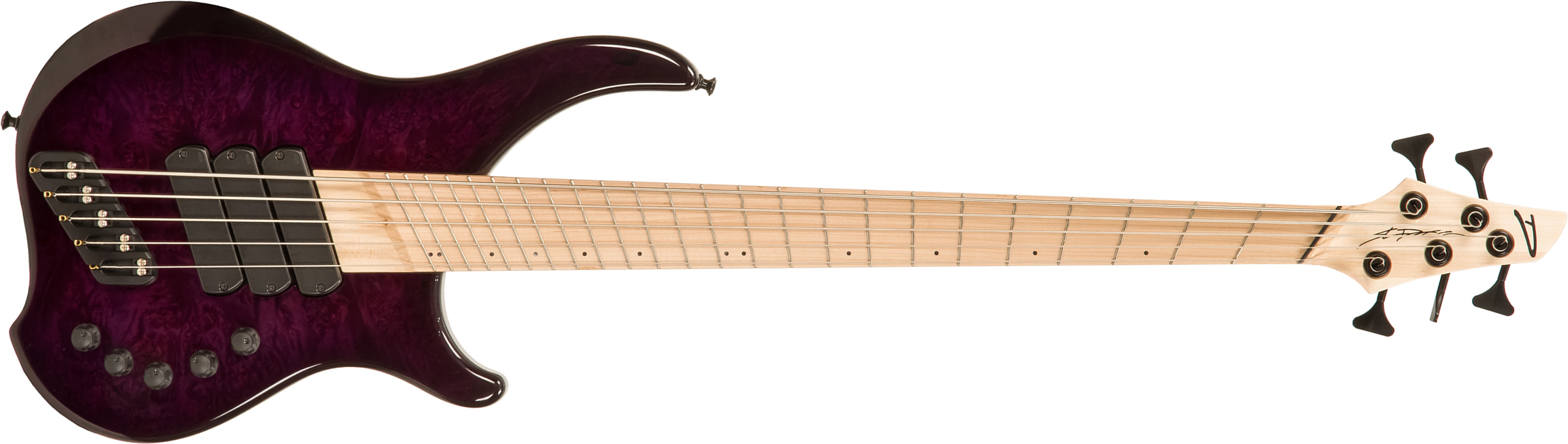 Dingwall Afterburner I 5 3-pickups Mn - Faded Purple Burst - Solid body elektrische bas - Main picture