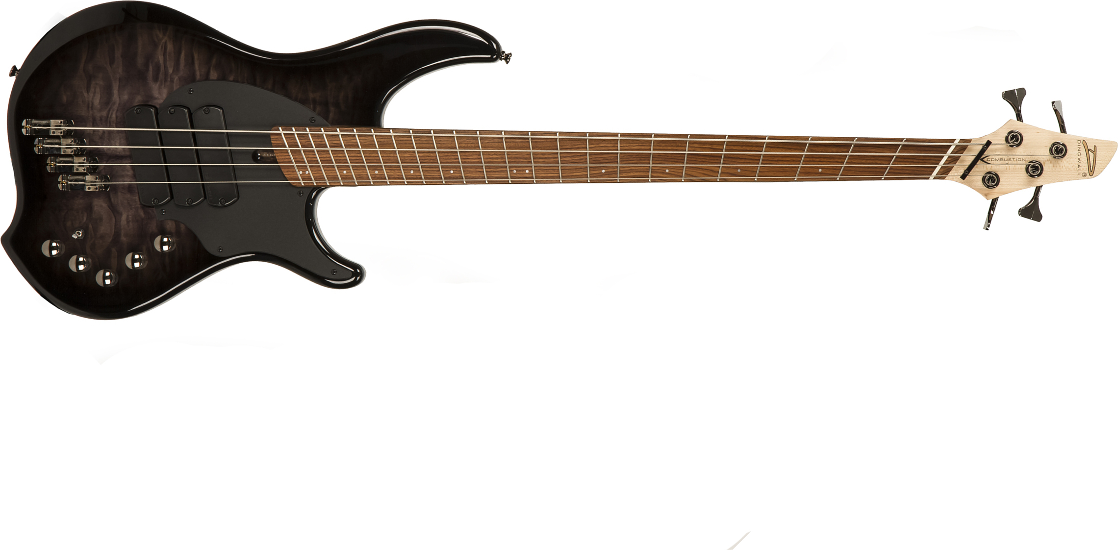 Dingwall Combustion Cb3 4c 3pu Active Mn - Black Burst - Solid body elektrische bas - Main picture