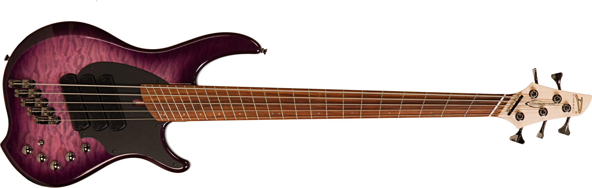 Dingwall Combustion Cb3 5c 3pu Active Mn - Ultra Violet Gloss - Solid body elektrische bas - Main picture