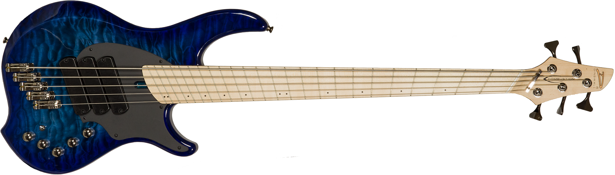 Dingwall Combustion Cb3 5c 3pu Active Mn - Indigo Burst - Solid body elektrische bas - Main picture