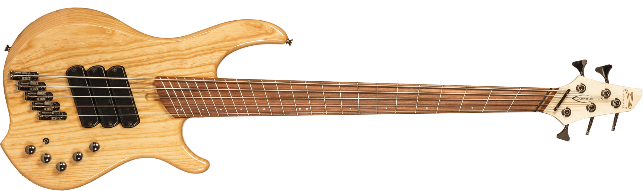 Dingwall Combustion Cb3 5c 3pu Active Pf - Natural Gloss - Solid body elektrische bas - Main picture