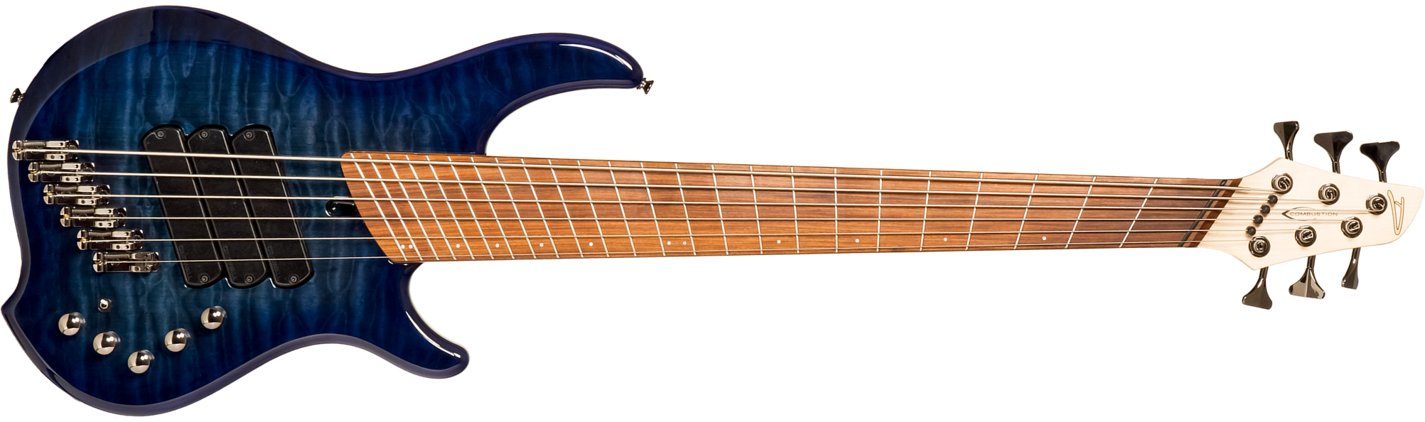 Dingwall Combustion Cb3 6c 3pu Active Pf - Indigo Burst - Solid body elektrische bas - Main picture