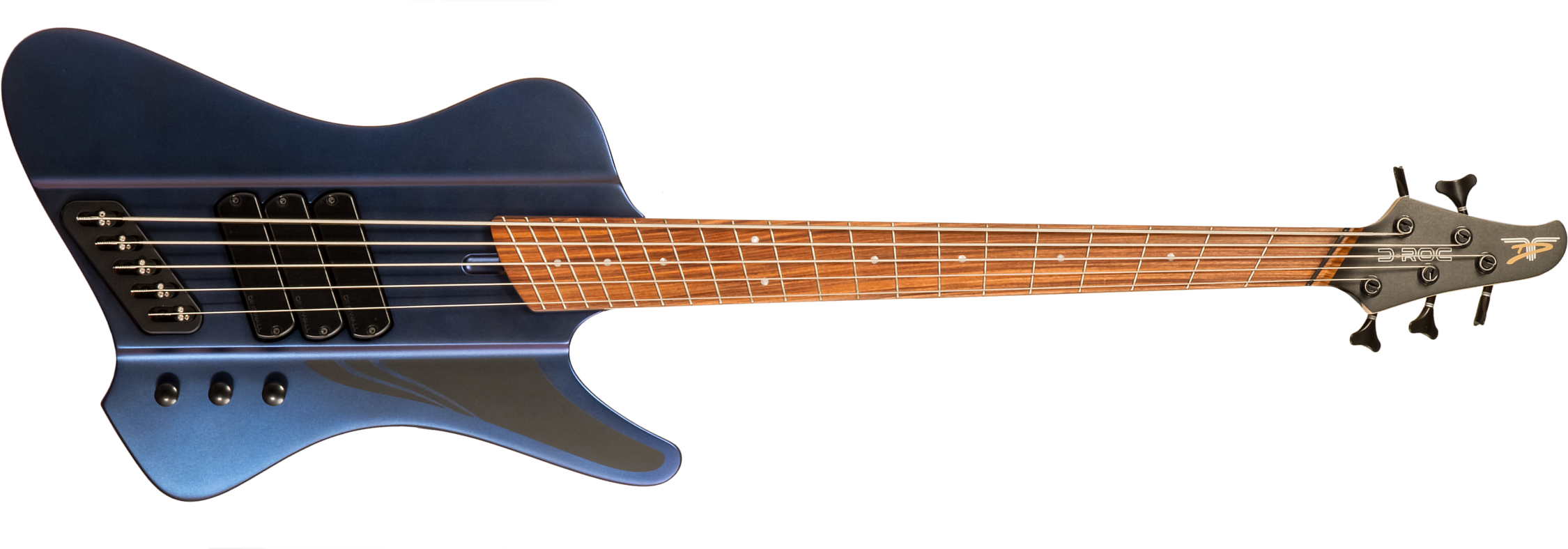 Dingwall D-roc Standard-3 5c 3pu Active Pf - Blue To Purple Colorshift - Solid body elektrische bas - Main picture