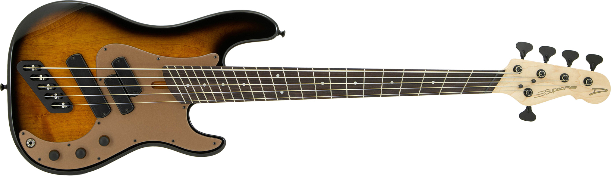 Dingwall Sp1 5c Rw - Gloss Vintage Burst - Solid body elektrische bas - Main picture