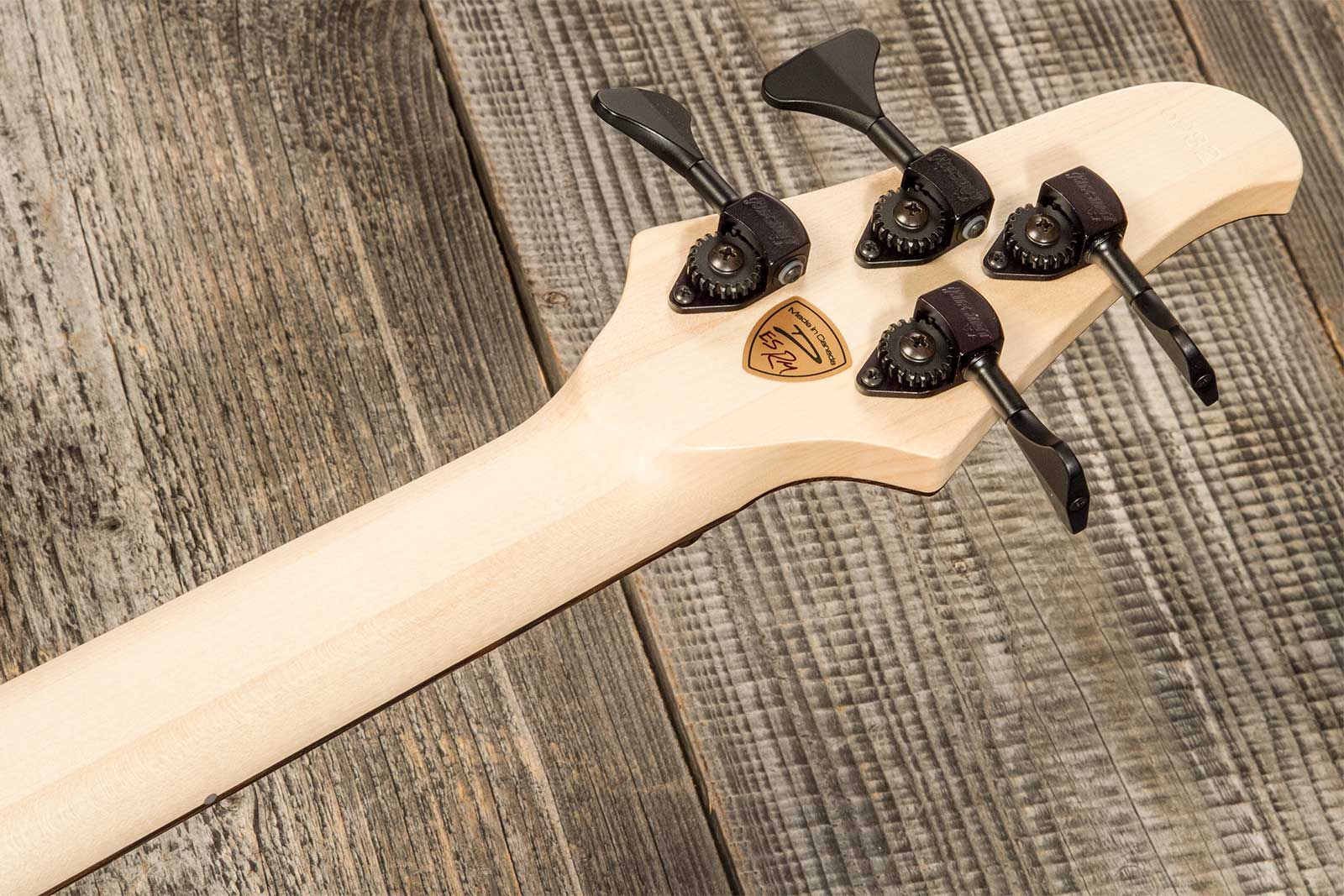 Dingwall Custom Shop D-roc 4c 3-pickups Wen #6982 - Purple To Faded Black - Solid body elektrische bas - Variation 7