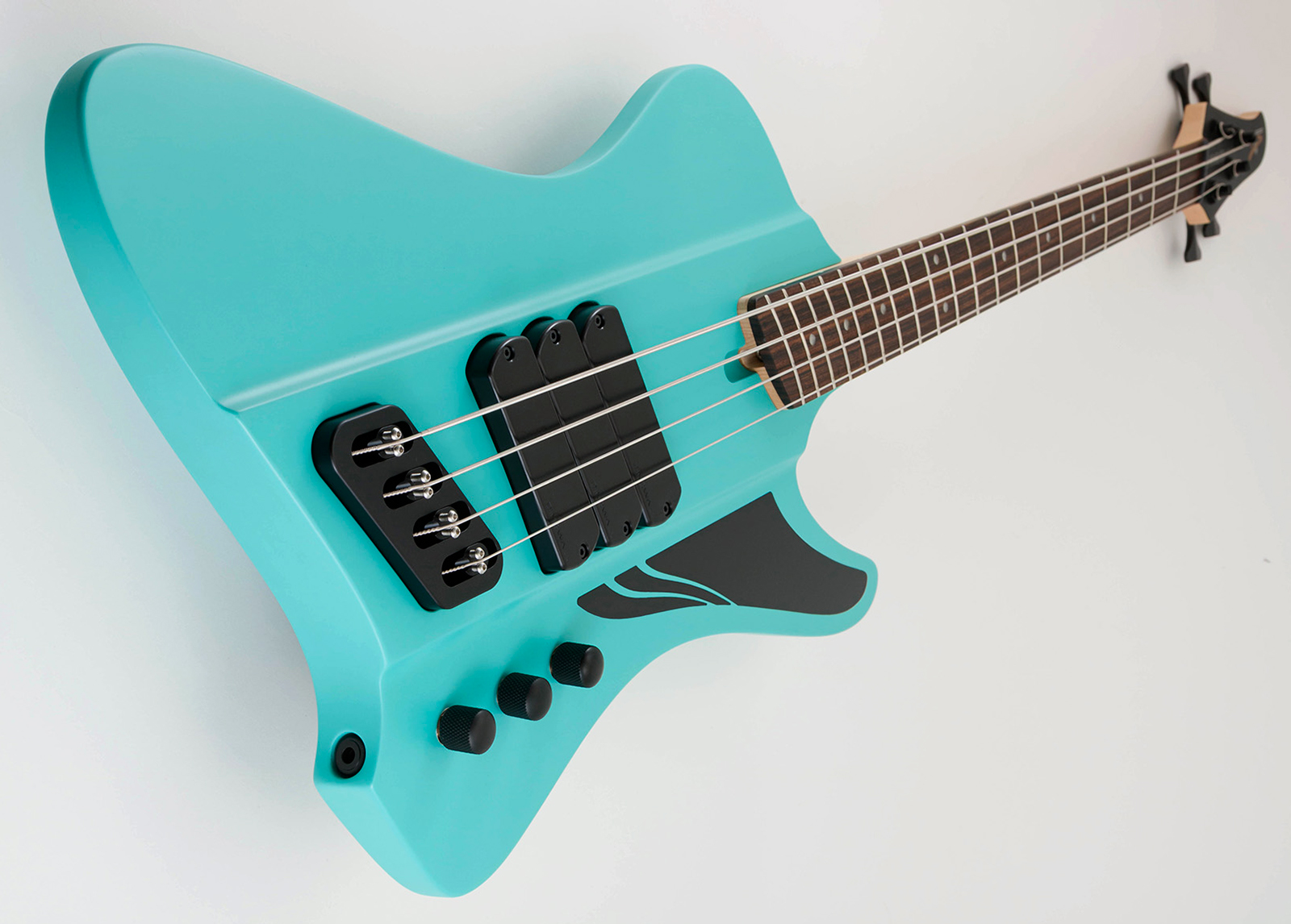 Dingwall D-roc Standard-3 4c 3pu Active Pf - Matte Celestial Blue - Solid body elektrische bas - Variation 1