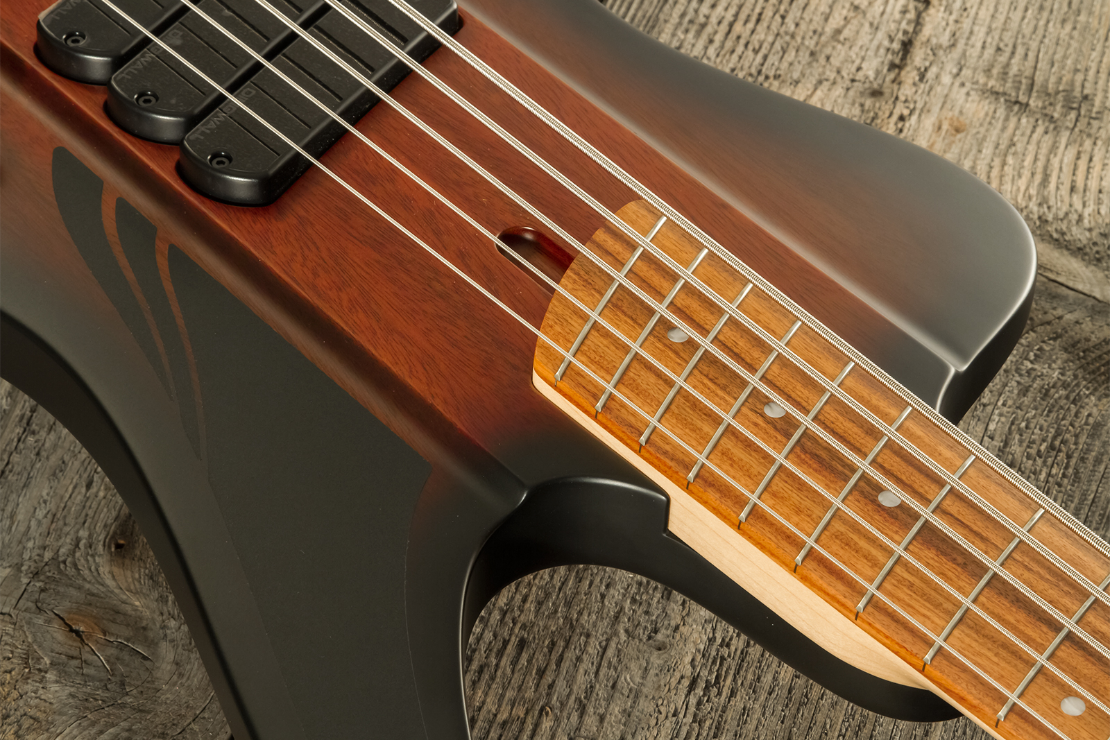 Dingwall D-roc Standard-3 5c 3pu Active Pf - Vintage Burst Matte - Solid body elektrische bas - Variation 4