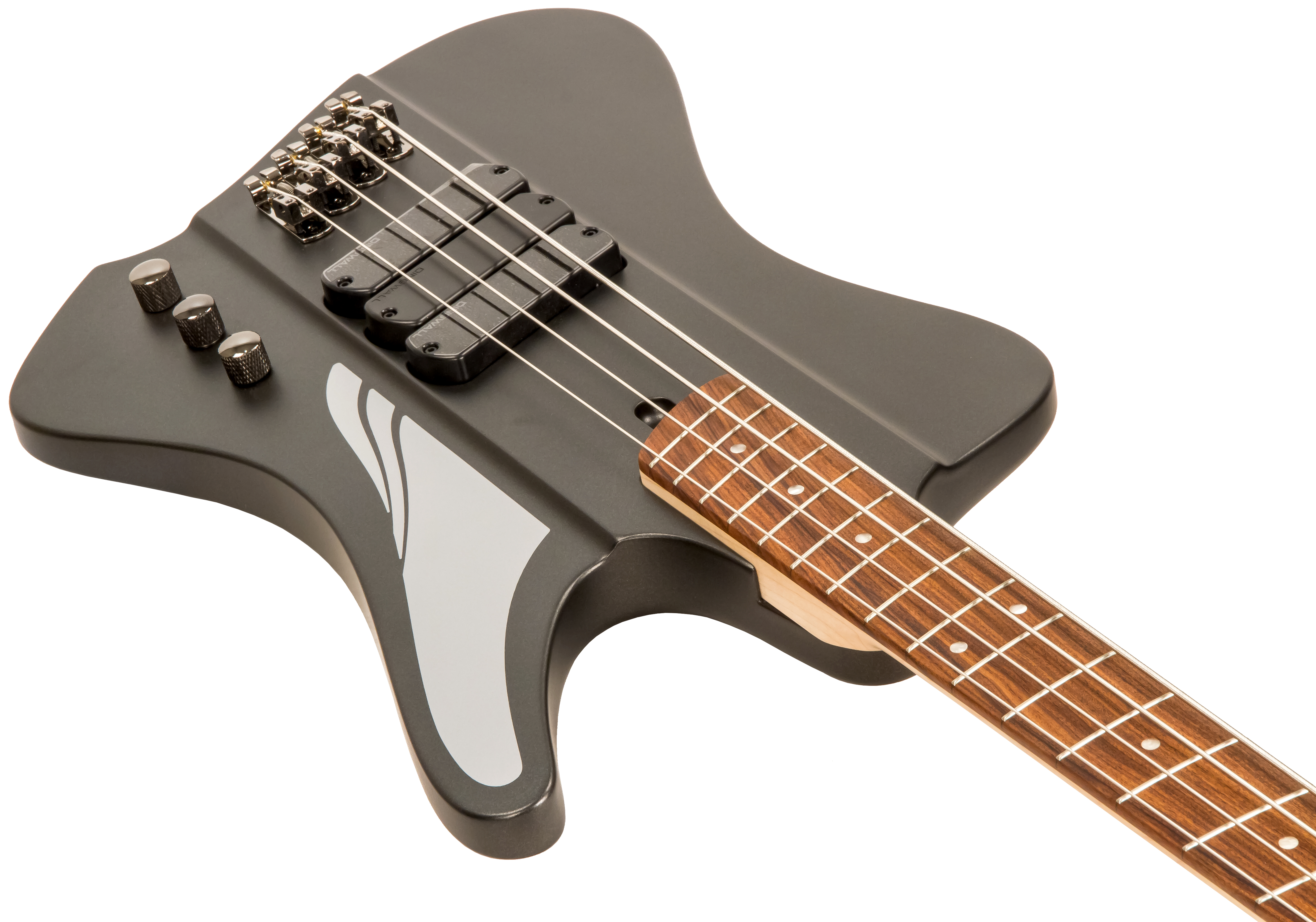 Dingwall D-roc Standard 4c 3-pickups Rw - Matte Metallic Black - Solid body elektrische bas - Variation 2