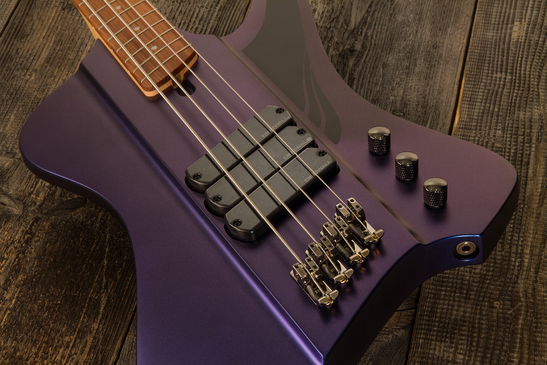 Dingwall D-roc Standard 4c 3-pickups Pf - Blue To Purple Colorshift - Solid body elektrische bas - Variation 3