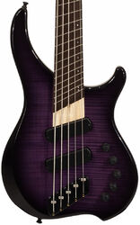 Solid body elektrische bas Dingwall Afterburner I 2-Pickups 5-String (WEN) +Bag - Purple blackburst