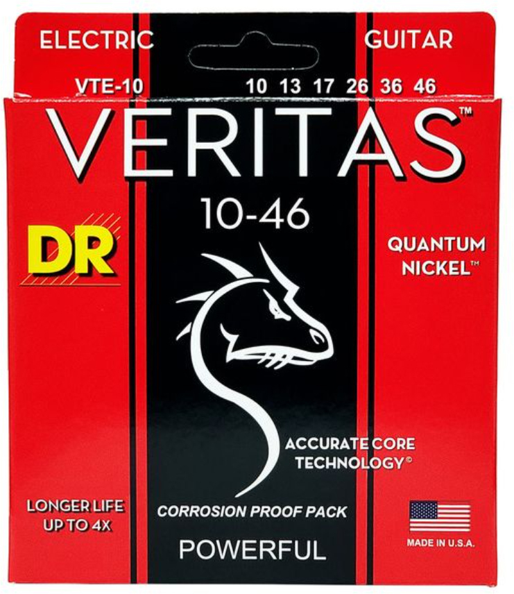 Dr Vte-10 Veritas Electric Guitar 6c 10-46 - Elektrische gitaarsnaren - Main picture