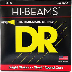 Elektrische bassnaren Dr HI-BEAMS Stainless Steel 40-100 - Set van 4 snaren