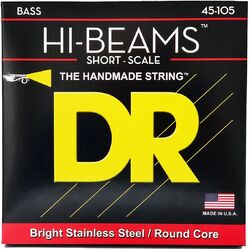 Elektrische bassnaren Dr HI-BEAMS Stainless Steel 45-105 Short Scale - Set van 4 snaren