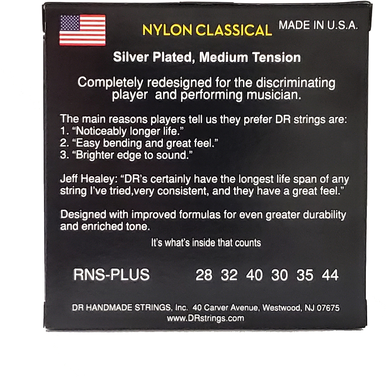 Dr Rns-plus Classical Medium (28/44) - Nylonsnaren voor klassieke gitaar - Variation 1