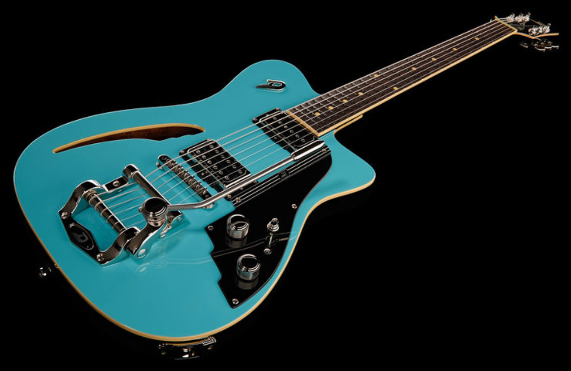 Duesenberg Caribou Hs Trem Rw - Narvik Blue - Enkel gesneden elektrische gitaar - Variation 1