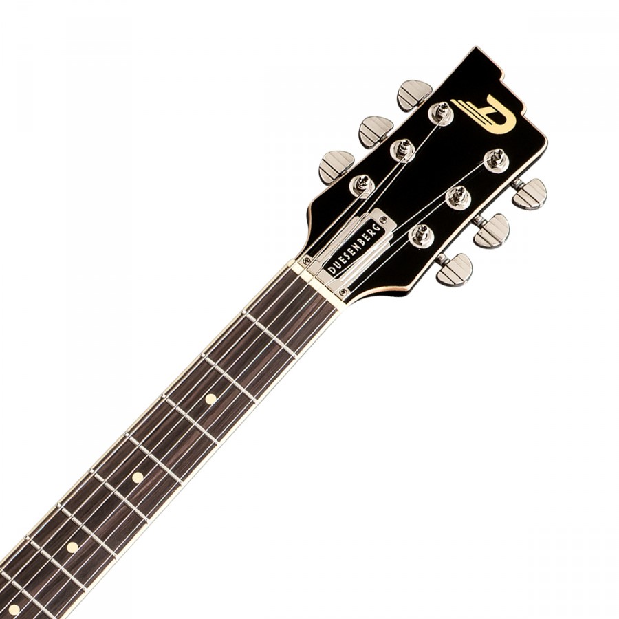 Duesenberg Caribou Hs Trem Rw - Black - Enkel gesneden elektrische gitaar - Variation 2