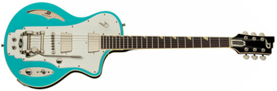 Duesenberg Julia Hs Trem Rw - Narvik Blue - Enkel gesneden elektrische gitaar - Main picture