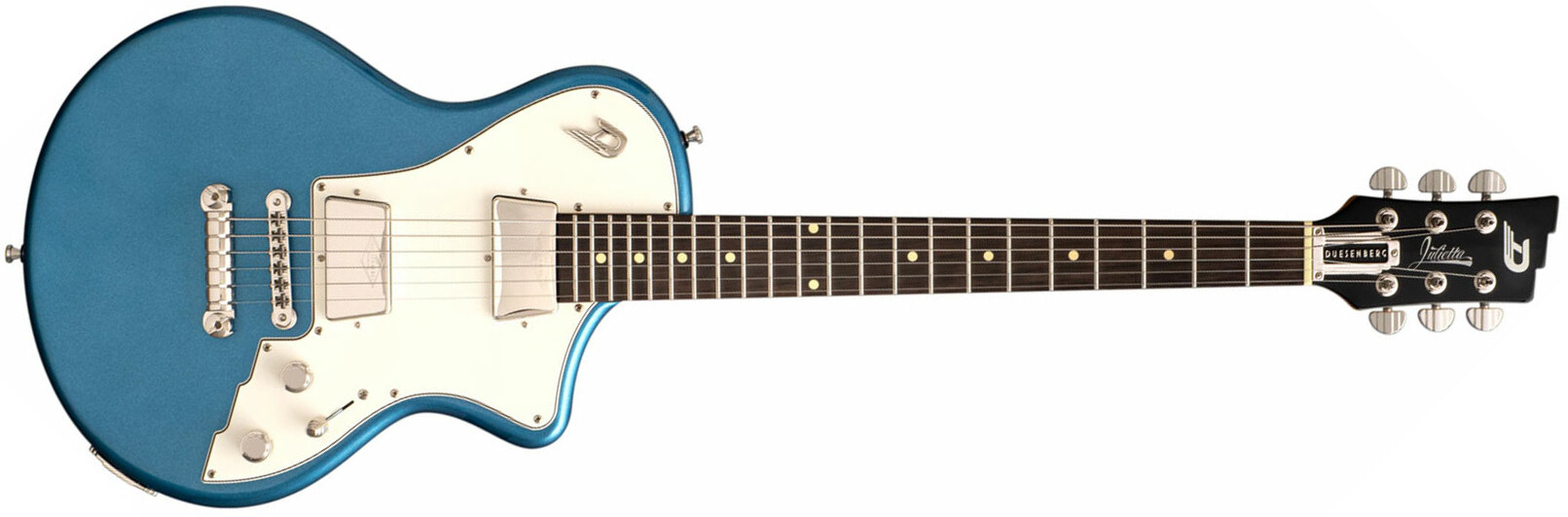 Duesenberg Julietta 2h Ht Rw - Catalina Blue - Enkel gesneden elektrische gitaar - Main picture