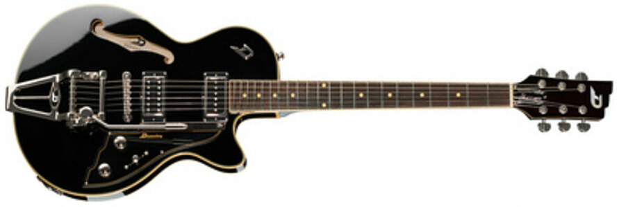 Duesenberg Starplayer Iii Hs Trem Rw - Black - Semi hollow elektriche gitaar - Main picture