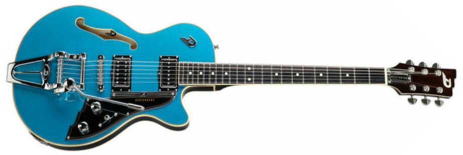 Duesenberg Starplayer Iii Hs Trem Rw - Catalina Blue - Semi hollow elektriche gitaar - Main picture