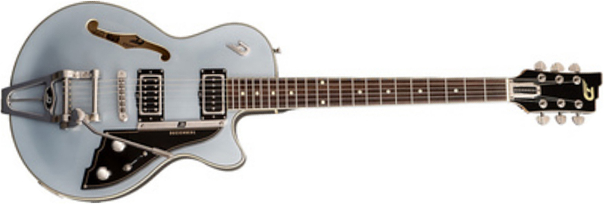 Duesenberg Starplayer Tv Hs Trem Rw - Catalina Avalon Blue - Semi hollow elektriche gitaar - Main picture
