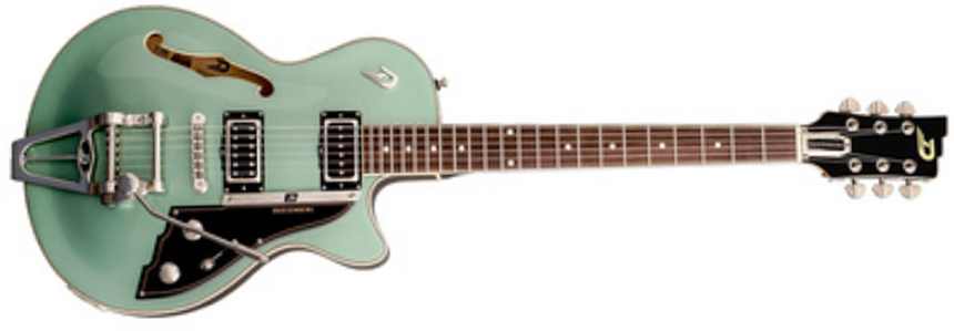 Duesenberg Starplayer Tv Hs Trem Rw - Catalina Harbor Green - Semi hollow elektriche gitaar - Main picture