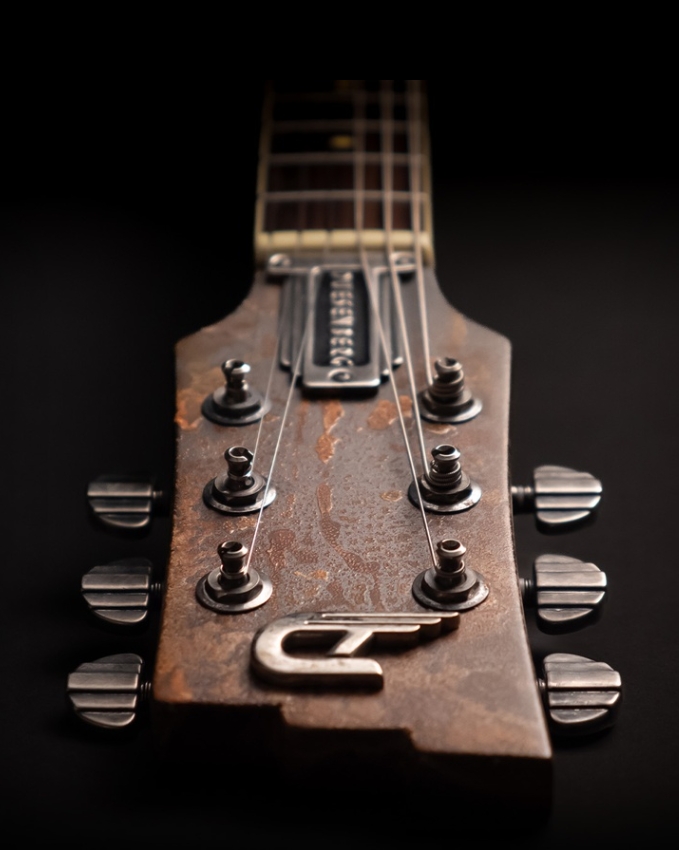 Duesenberg Custom Shop Starplayer Tv Hs Trem Rw - Rusty Relic - Semi hollow elektriche gitaar - Variation 4
