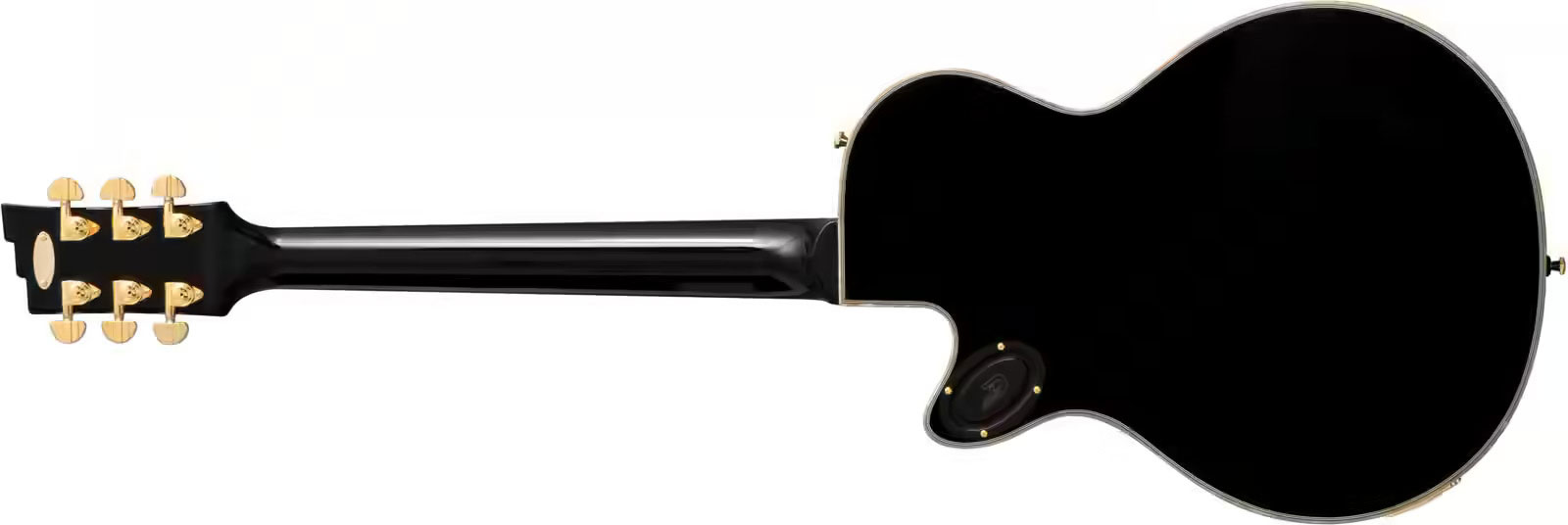 Duesenberg Fantom A 2h Ht Eb - Black - Enkel gesneden elektrische gitaar - Variation 1