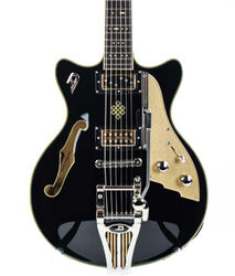 Semi hollow elektriche gitaar Duesenberg Joe Walsh Alliance - Black