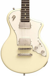 Enkel gesneden elektrische gitaar Duesenberg Julietta - Vintage white