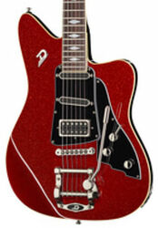Enkel gesneden elektrische gitaar Duesenberg Paloma - Red sparkle