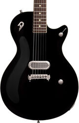 Enkel gesneden elektrische gitaar Duesenberg Chambered Senior - Black