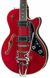 Semi hollow elektriche gitaar Duesenberg Starplayer III - Catalina red