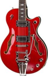 Semi hollow elektriche gitaar Duesenberg STARPLAYER TV DELUXE - Crimson red