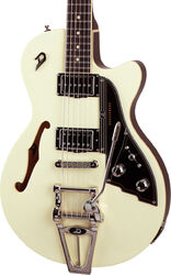 Semi hollow elektriche gitaar Duesenberg Starplayer TV - Vintage white