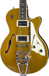 Semi hollow elektriche gitaar Duesenberg Starplayer TV - Gold top
