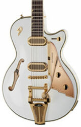 Semi hollow elektriche gitaar Duesenberg Starplayer TV Phonic - Venetian white