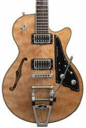 Semi hollow elektriche gitaar Duesenberg Tom Bukovac Alliance - Quilted maple natural