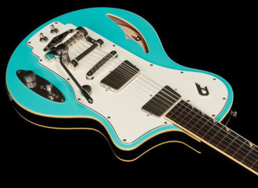 Duesenberg Julia Hs Trem Rw - Narvik Blue - Enkel gesneden elektrische gitaar - Variation 2