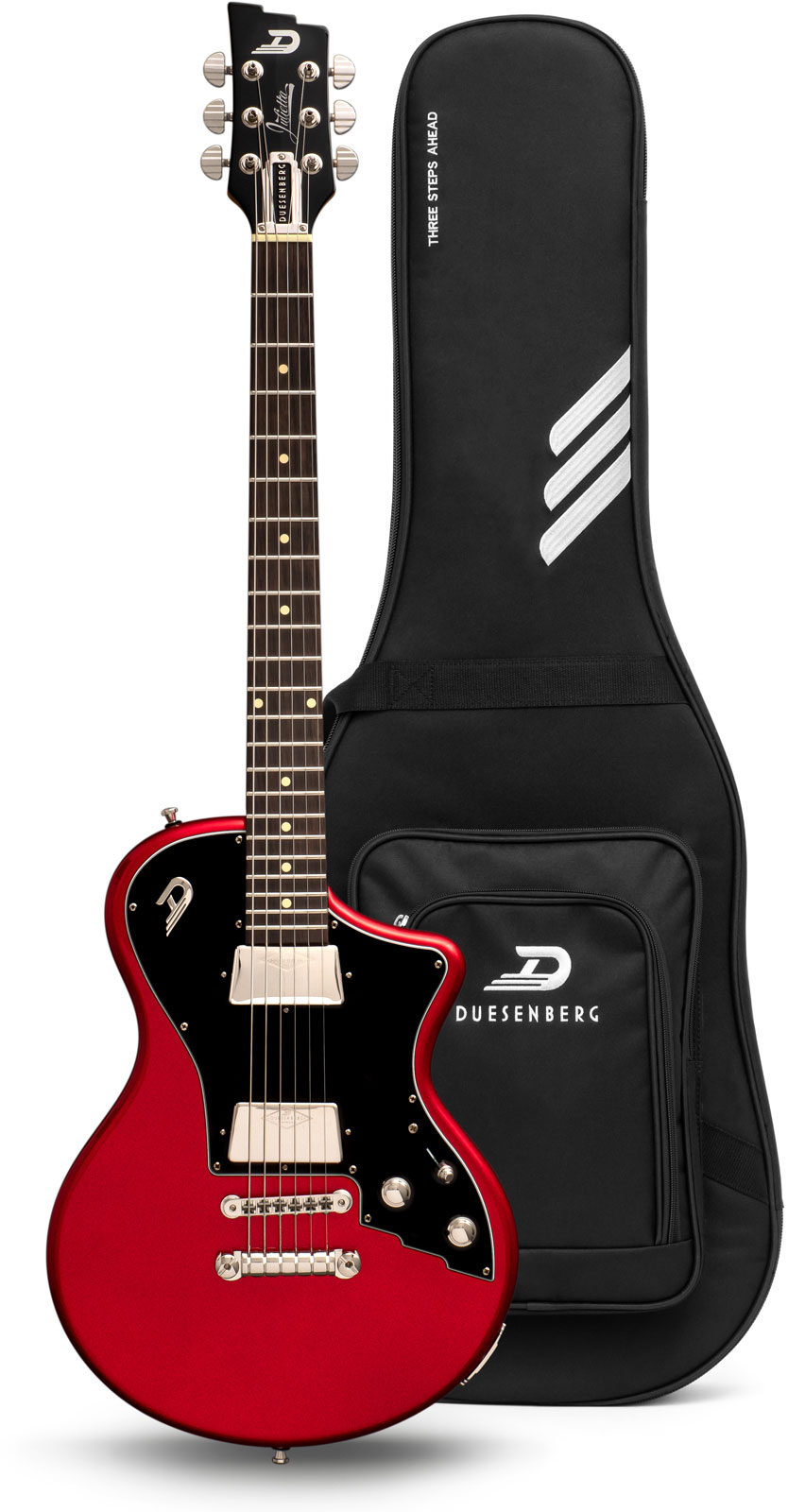 Duesenberg Julietta 2h Ht Rw - Catalina Red - Enkel gesneden elektrische gitaar - Variation 3