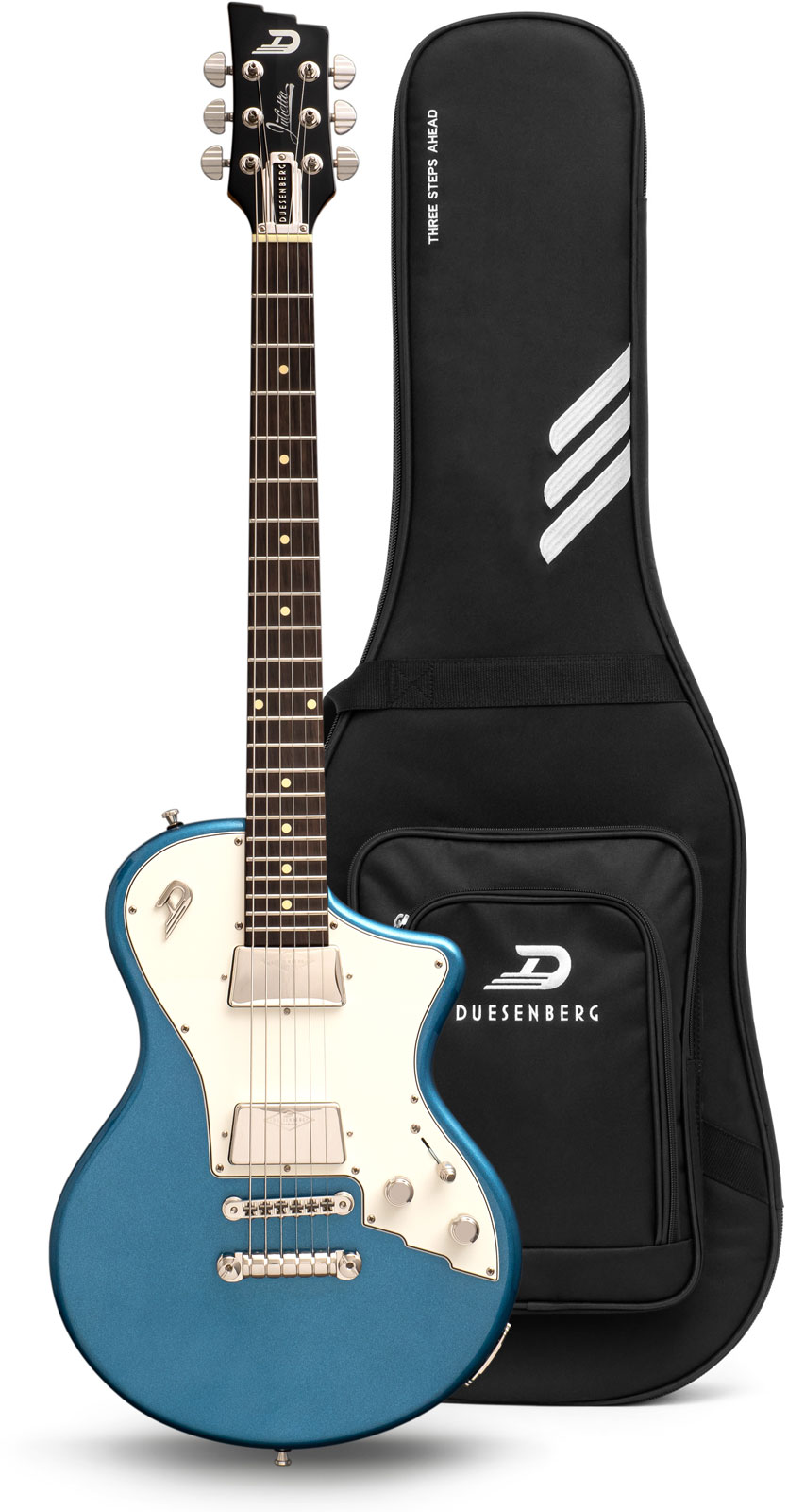 Duesenberg Julietta 2h Ht Rw - Catalina Blue - Enkel gesneden elektrische gitaar - Variation 3