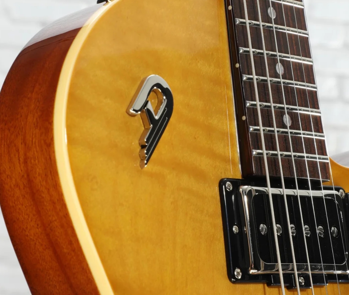 Duesenberg Starplayer Cbr Hs Trem Bigsby Rw - Transparent Honey - Semi hollow elektriche gitaar - Variation 2