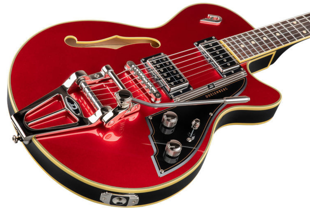 Duesenberg Starplayer Iii Hs Trem Rw - Catalina Red - Semi hollow elektriche gitaar - Variation 1