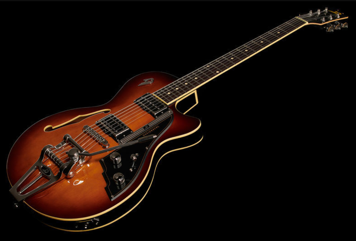 Duesenberg Starplayer Tv Hs Trem Rw - Vintage Burst - Semi hollow elektriche gitaar - Variation 1