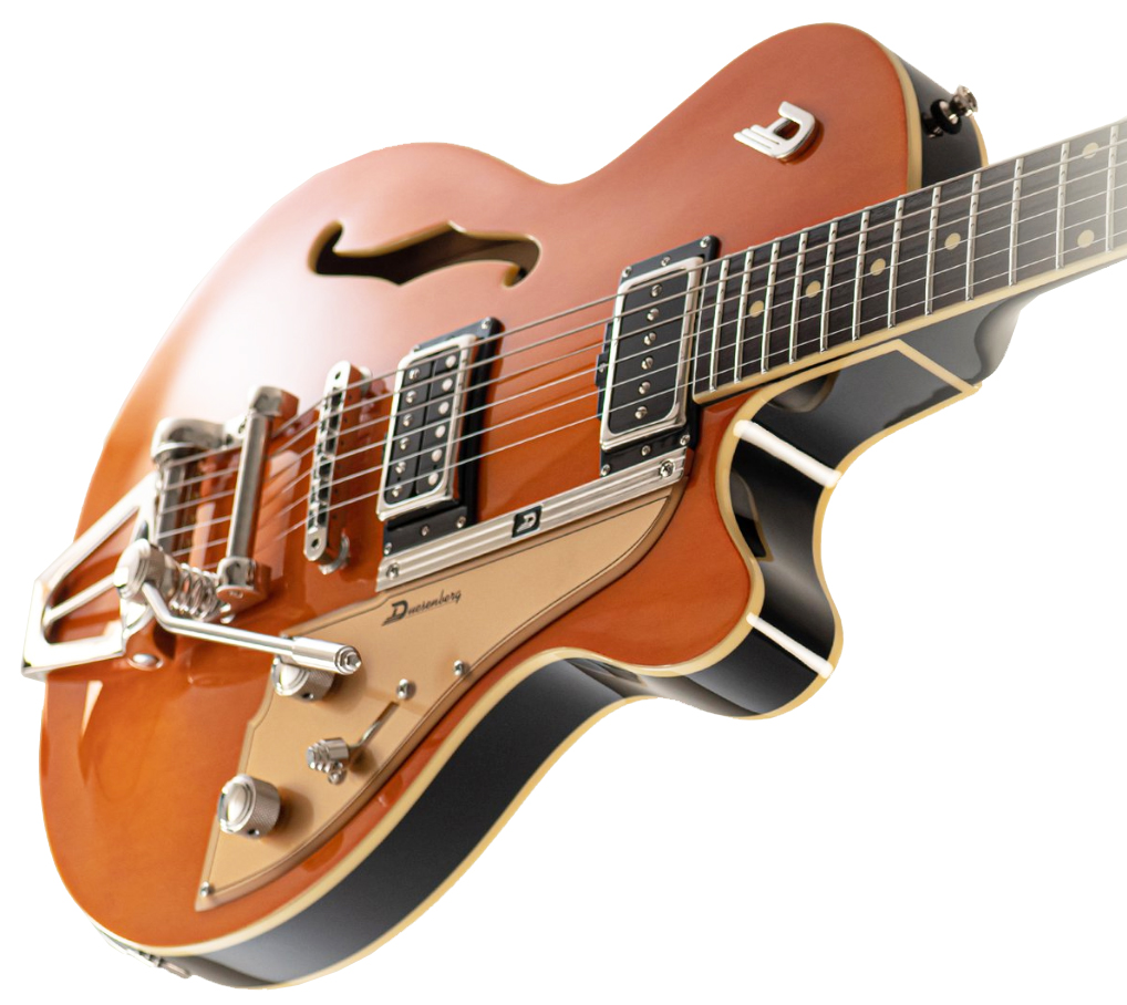 Duesenberg Starplayer Tv Hs Trem Rw - Vintage Orange - Semi hollow elektriche gitaar - Variation 1