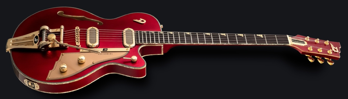 Duesenberg Starplayer Tv Phonic Hs Trem Rw - Balboa Pearl Red - Semi hollow elektriche gitaar - Variation 3