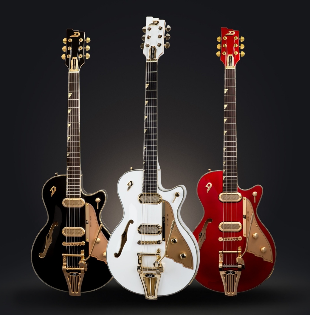 Duesenberg Starplayer Tv Phonic Hs Trem Rw - Balboa Pearl Red - Semi hollow elektriche gitaar - Variation 4