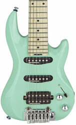 Elektrische reisgitaar Dv mark DV Little Guitar F1 - Carribean green