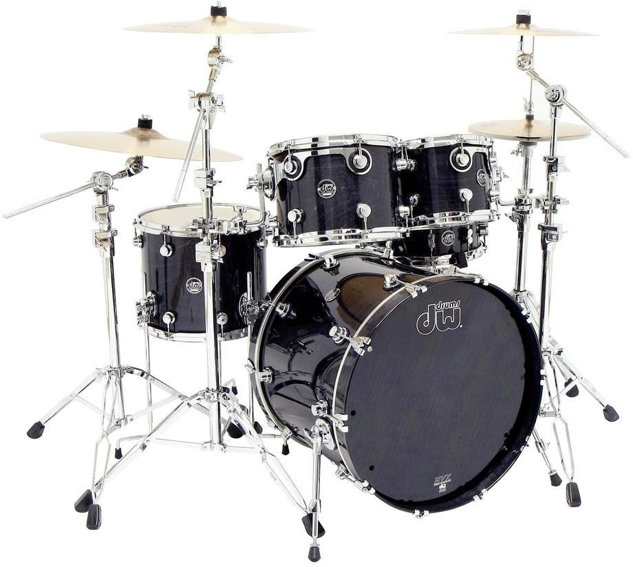 Dw Performance Set Standard - 4 FÛts - Ebony Stain - Fusion drumstel - Main picture