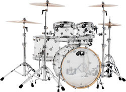 Fusion drumstel Dw DESIGN SERIES Kit 5 fûts Fusion 22'' ACRYLIC - 5 trommels - Acrylic